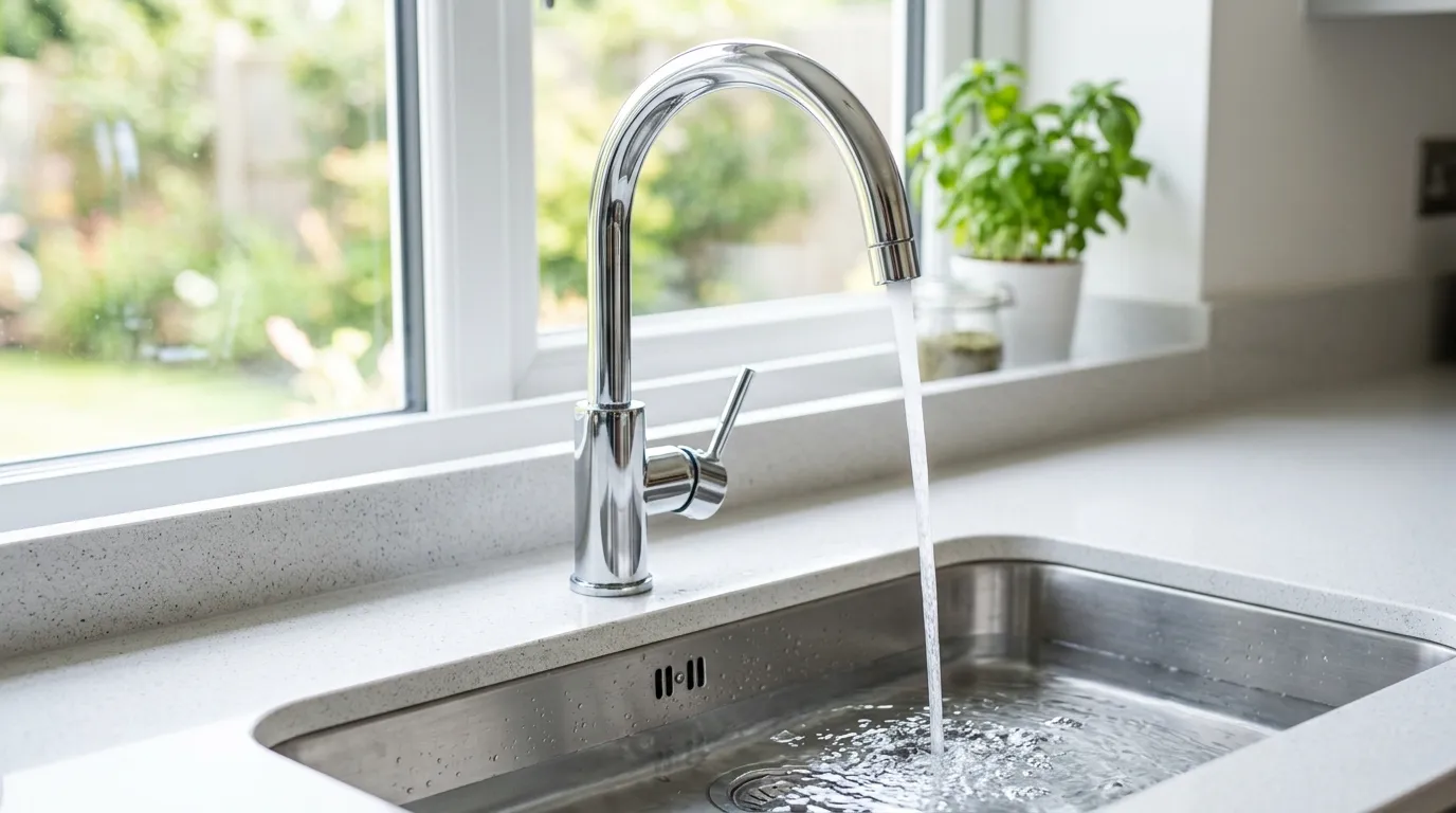 Local Plumbing Master Pros same day plumber fixing a faucet in Morrison, OK